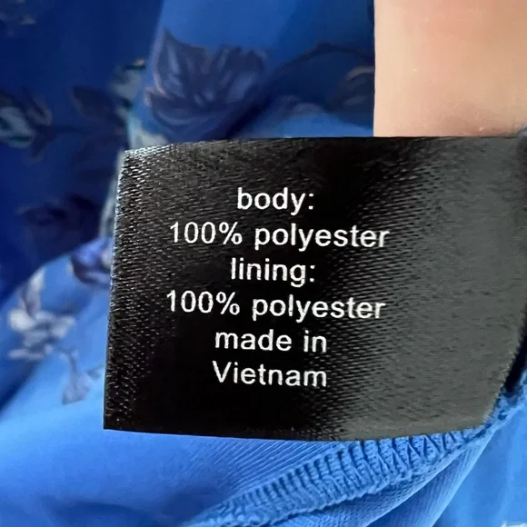 Lane Bryant Blue Floral Metallic Print Sleeveless Mock Neck Pleated Midi Dress - Picture 5 of 10